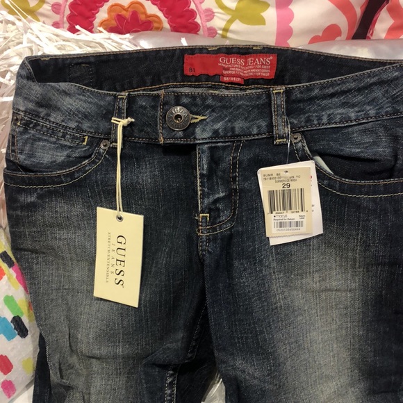 Guess Cuffed Stretch Capri Jeans, size 29 - Picture 2 of 7